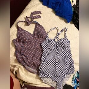 (2) motherhood maternity bathing suits Size Large